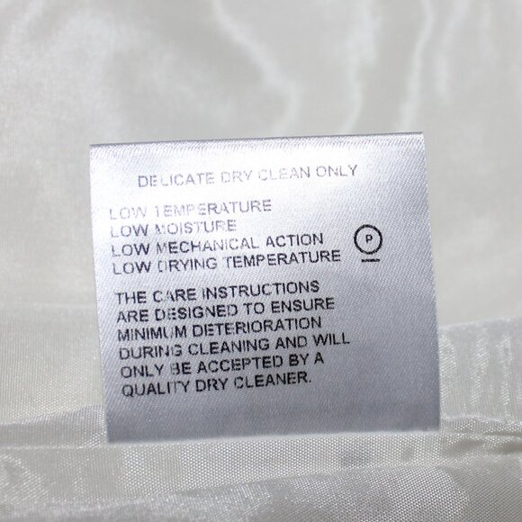 Karen Millen England  white black lace pencil lining skirt side zip size 8 - Picture 7 of 8